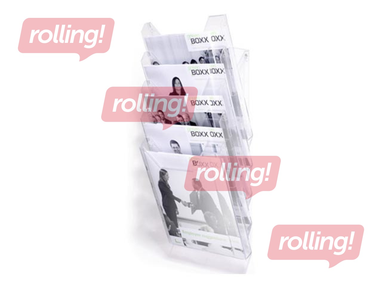 Подставка для буклетов, Durable, A4, с 5 лотками