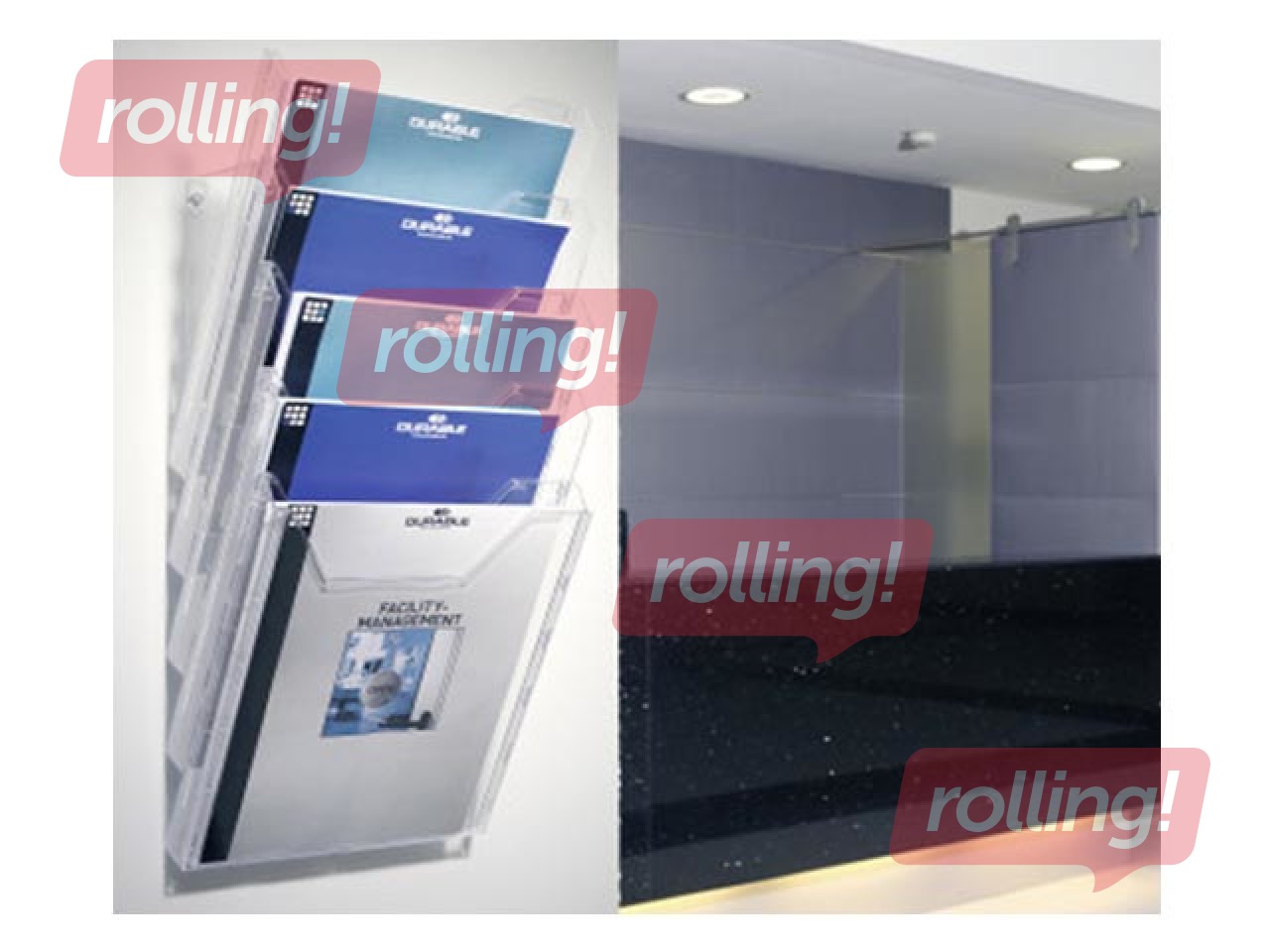 Подставка для буклетов, Durable, A4, с 5 лотками