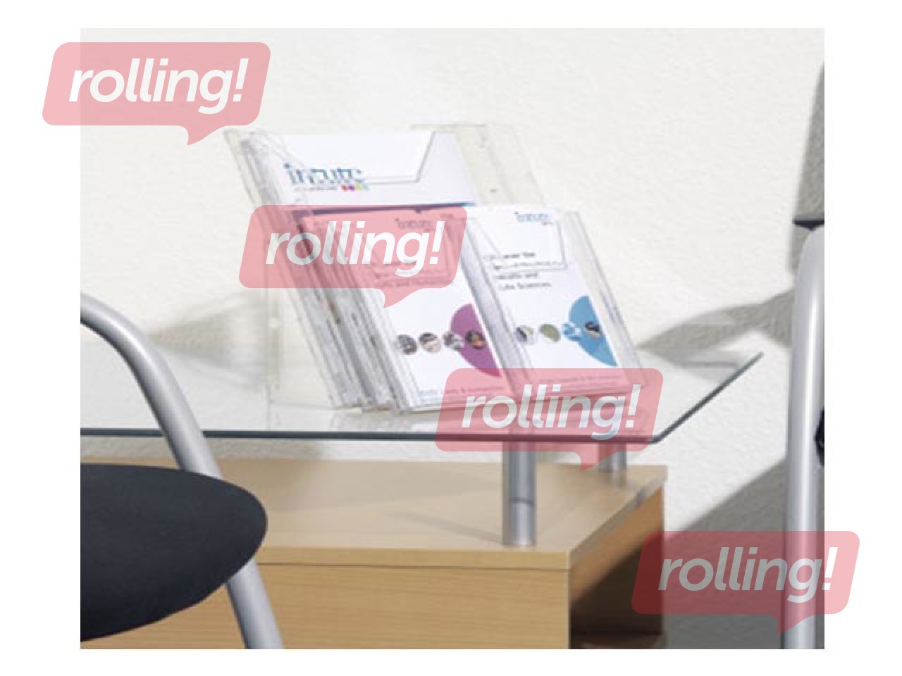 Bukletu turētājs, Durable, komplekts A4 un A6, ar 5 kabatām