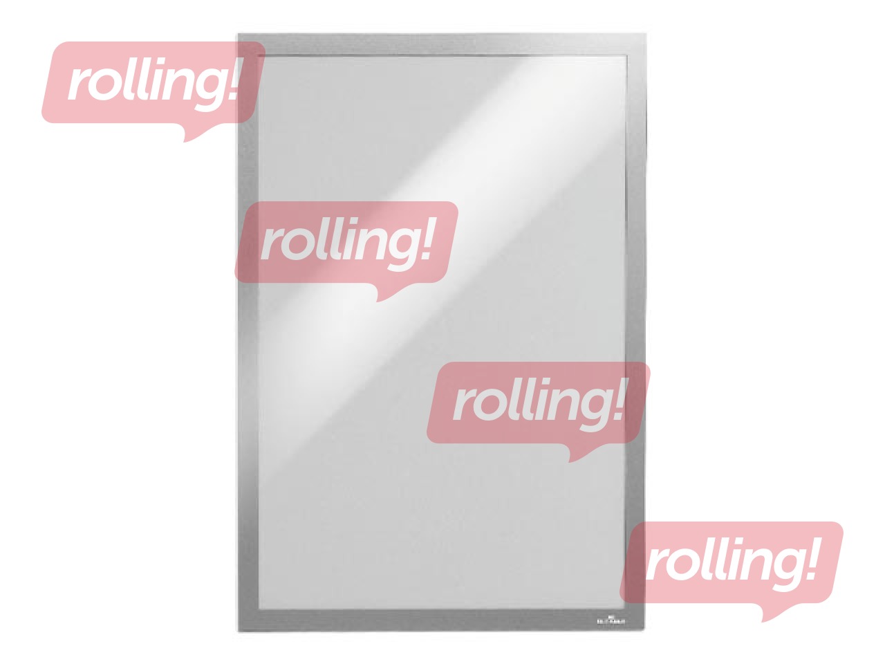 Informācijas kabata, pašlīpoša Duraframe A3, ar sudraba rāmi, 2 gab