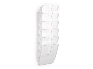 Prospektu turētājs Durable Flexiplus 6, A4, caurspīdīgs, vertikāls