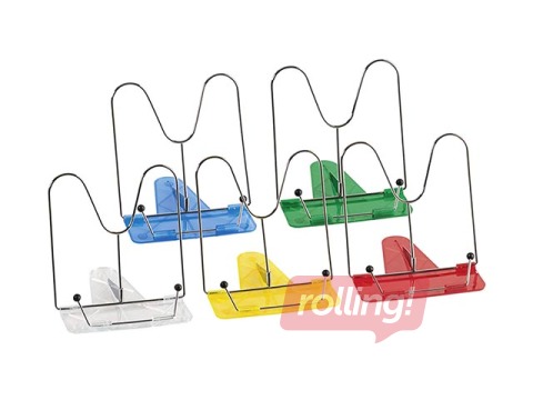 Book stand Brunnen, metal, assorted colours
