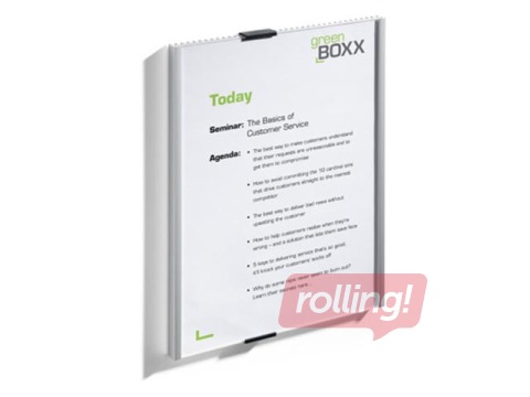 Настенная табличка Durable Info, sienas, 210 x 297мм, серебристый металлик