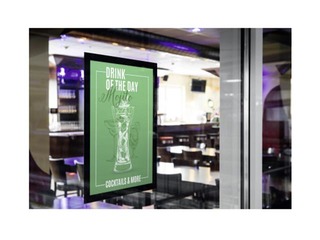 Informācijas kabata, pašlīpoša Duraframe Sun  A4, ar melnu rāmi, 2 gab