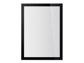 Information pocket Duraframe Sun , self-adhesive A4, with a black frame