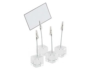 Table stand for business card 3 x 3 x 12 cm