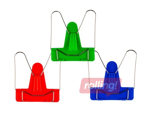 Book stand Brunnen, metal, assorted colours