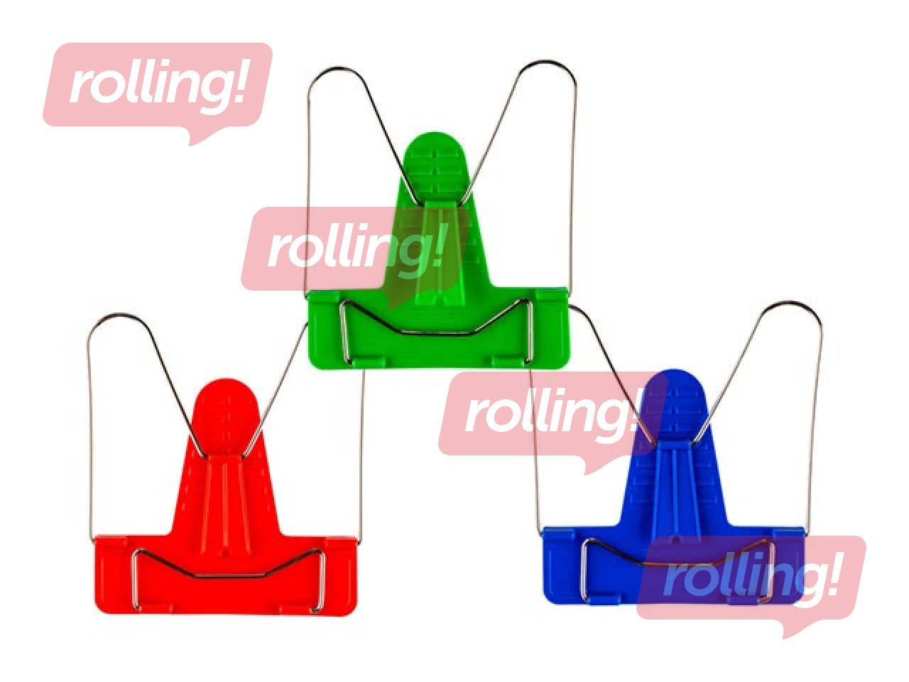 Book stand Brunnen, metal, assorted colours