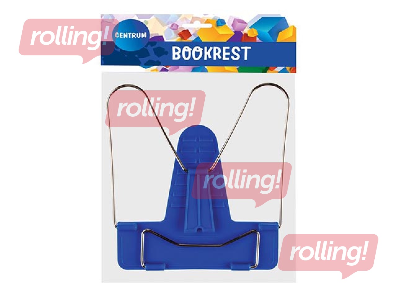 Book stand Brunnen, metal, assorted colours