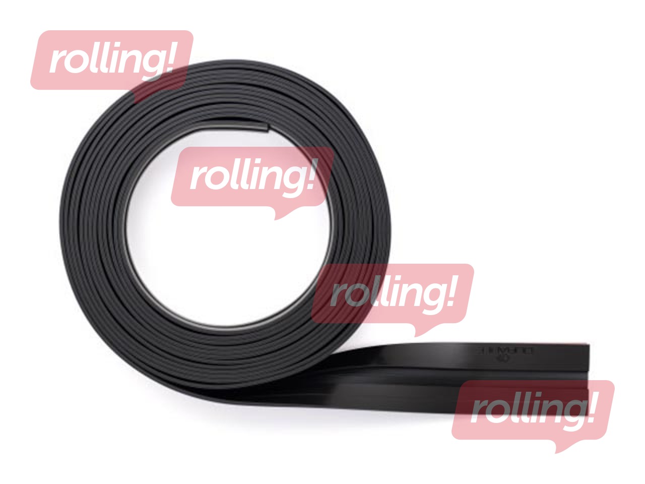 Self-adhesive magnetic tape Durafix Roll, black, 17mmx5 m