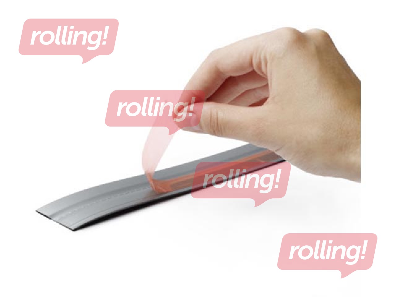 Self-adhesive magnetic tape Durafix Roll, black, 17mmx5 m