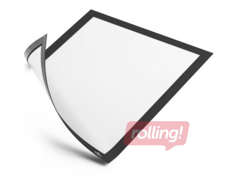 Магнитный информационный карман, Duraframe Magnetic, A4, с черной рамкой, 5 шт.