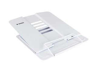 Grāmatu turētājs Herma, metāla, balts