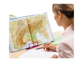 Grāmatu turētājs Herma, metāla, melns