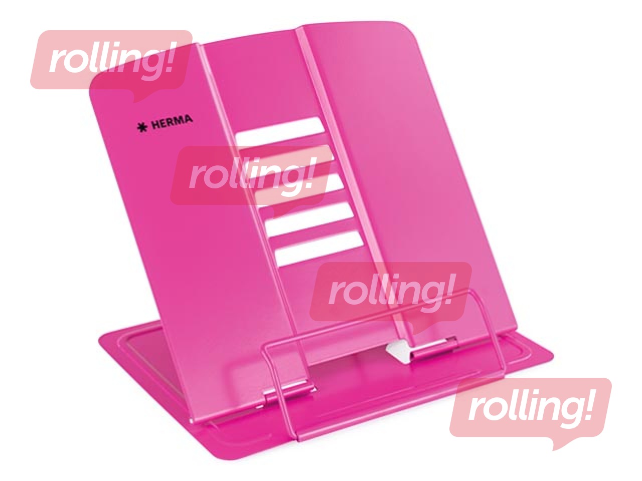 Подставка для книг Herma, металлическая, розовая