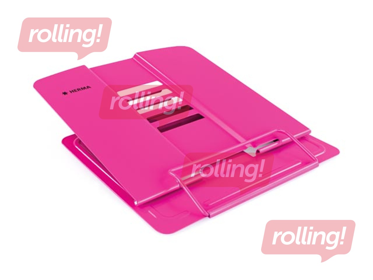 Подставка для книг Herma, металлическая, розовая