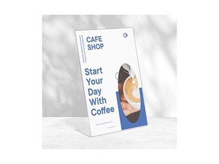 Держатель проспектов Europel,  A5, L - форма, вертикальный