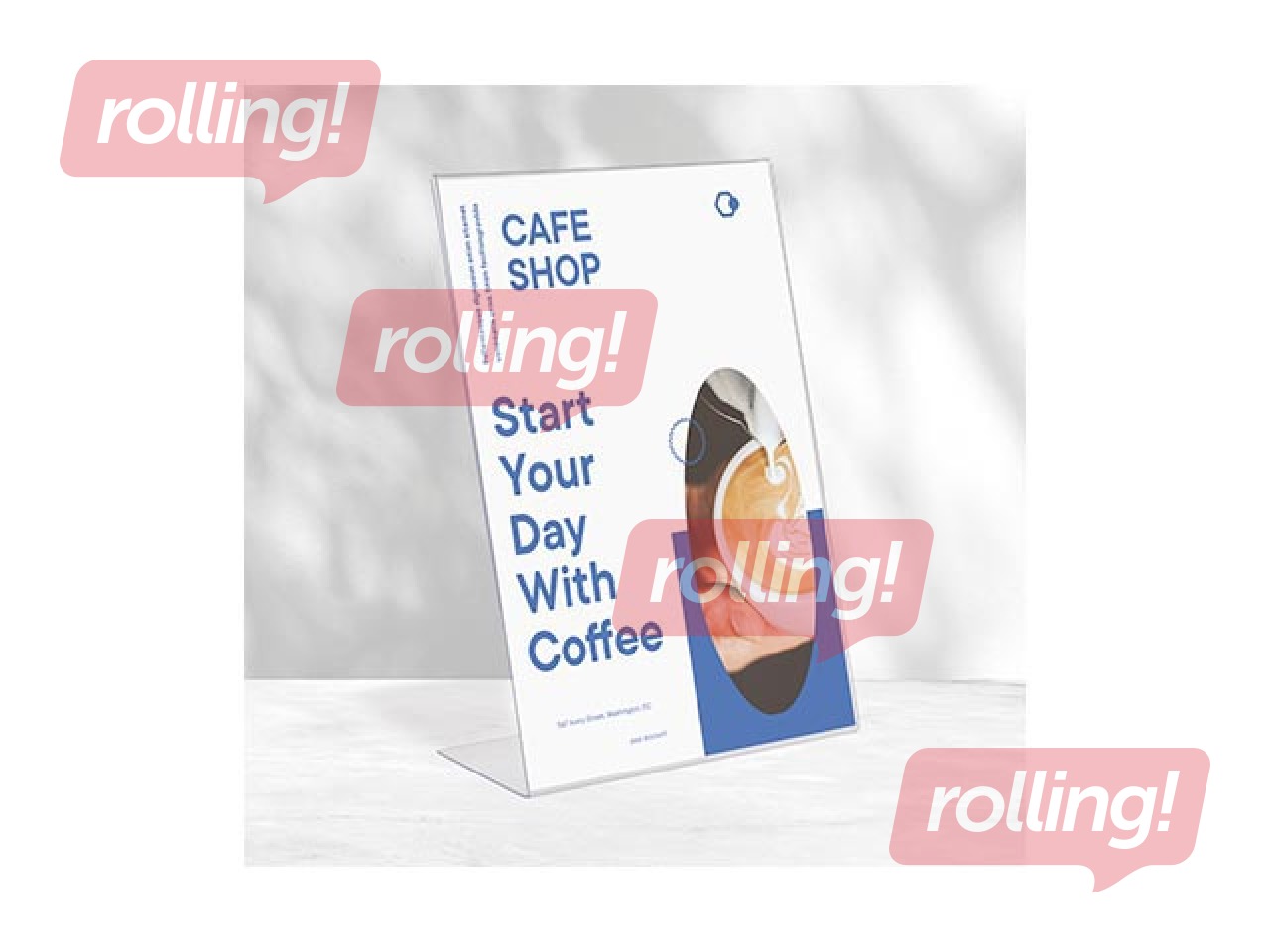 Prospektu turētājs Europel, A5, L veida, vertikāls