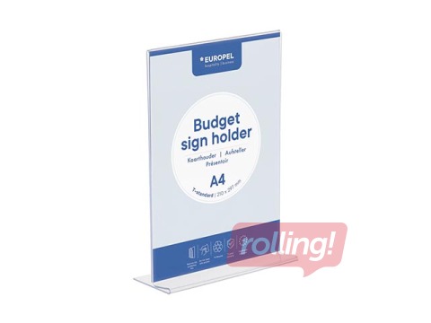 Prospect holder Europel,  A4, T - stand, vertical