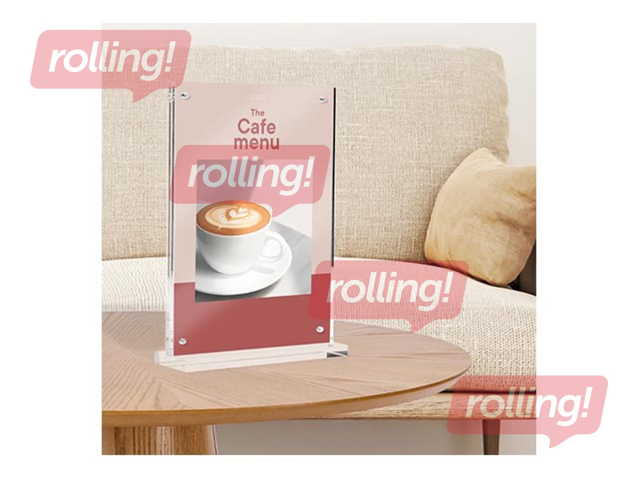 Prospektu turētājs Europel Luxe, A4, T - veida, vertikāls