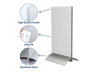 Prospektu turētājs Europel, A5, T - veida, vertikāls