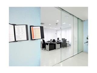 Система дисплейная настенная Durable Style Wall, 10 демопанелей, А4