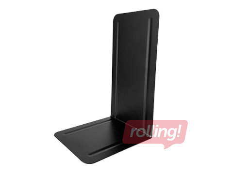 Grāmatu turētājs Alco, 13x24x14 cm, metāla, melns, 1 gab