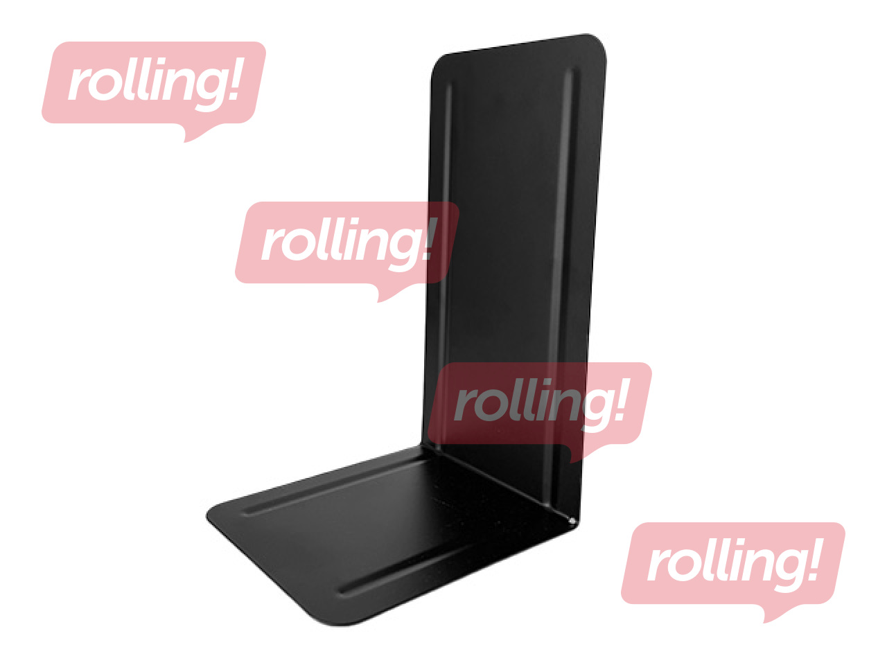 Raamatustend Alco, 13 x 24 x 14 cm, metall, must, 1 tk