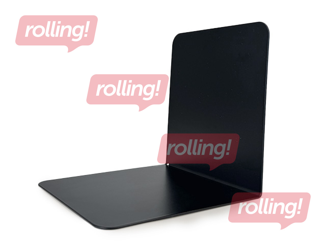 Grāmatu turētājs Alco, 12,5x14x14 cm, metāla, melns