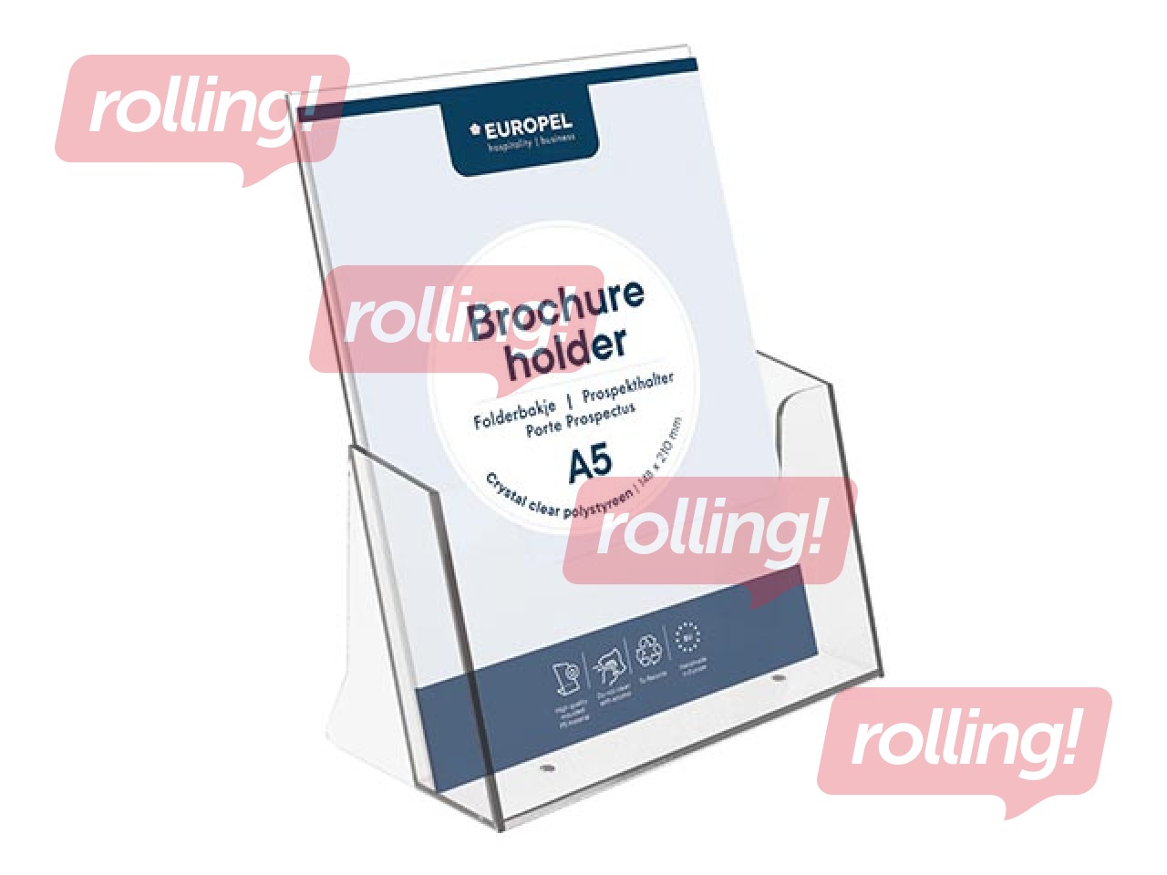 Держатель для буклетов Europel A5, отдельно стоящий