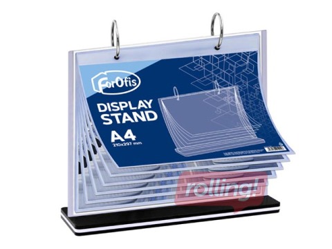 Столичный дисплей, Т-образный, A4, 6 карманов, горизонтальный