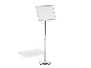 Informācijas statīvs ar alumīnija rāmi Durable, A3, grīdas