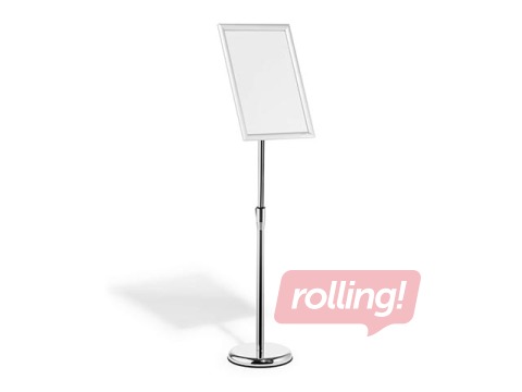 Information stand with aluminum frame Durable, A3, floor