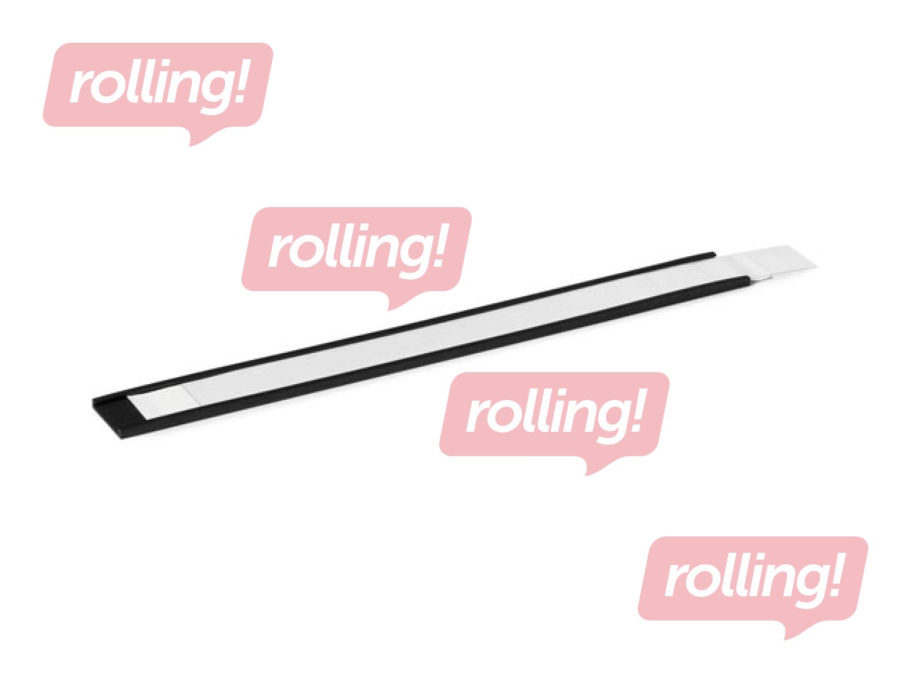 Magnetic label holder strip, 200x40mm, 5 pcs.