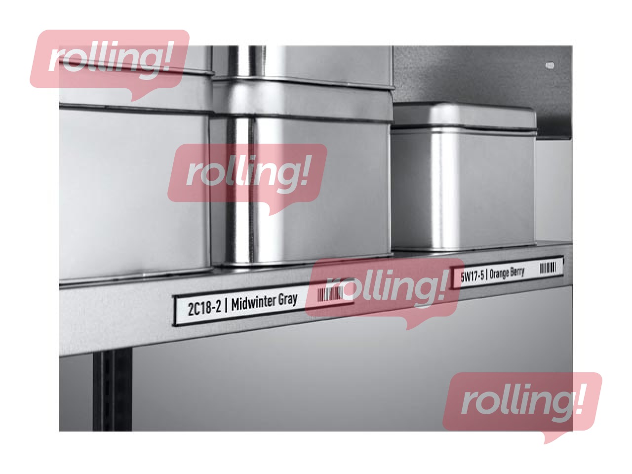 Magnetic label holder strip, 200x40mm, 5 pcs.