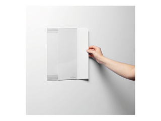 Informācijas kabata Durable, pašlīpoša, caurspīdīga, rPET,  A4, 1 gab.