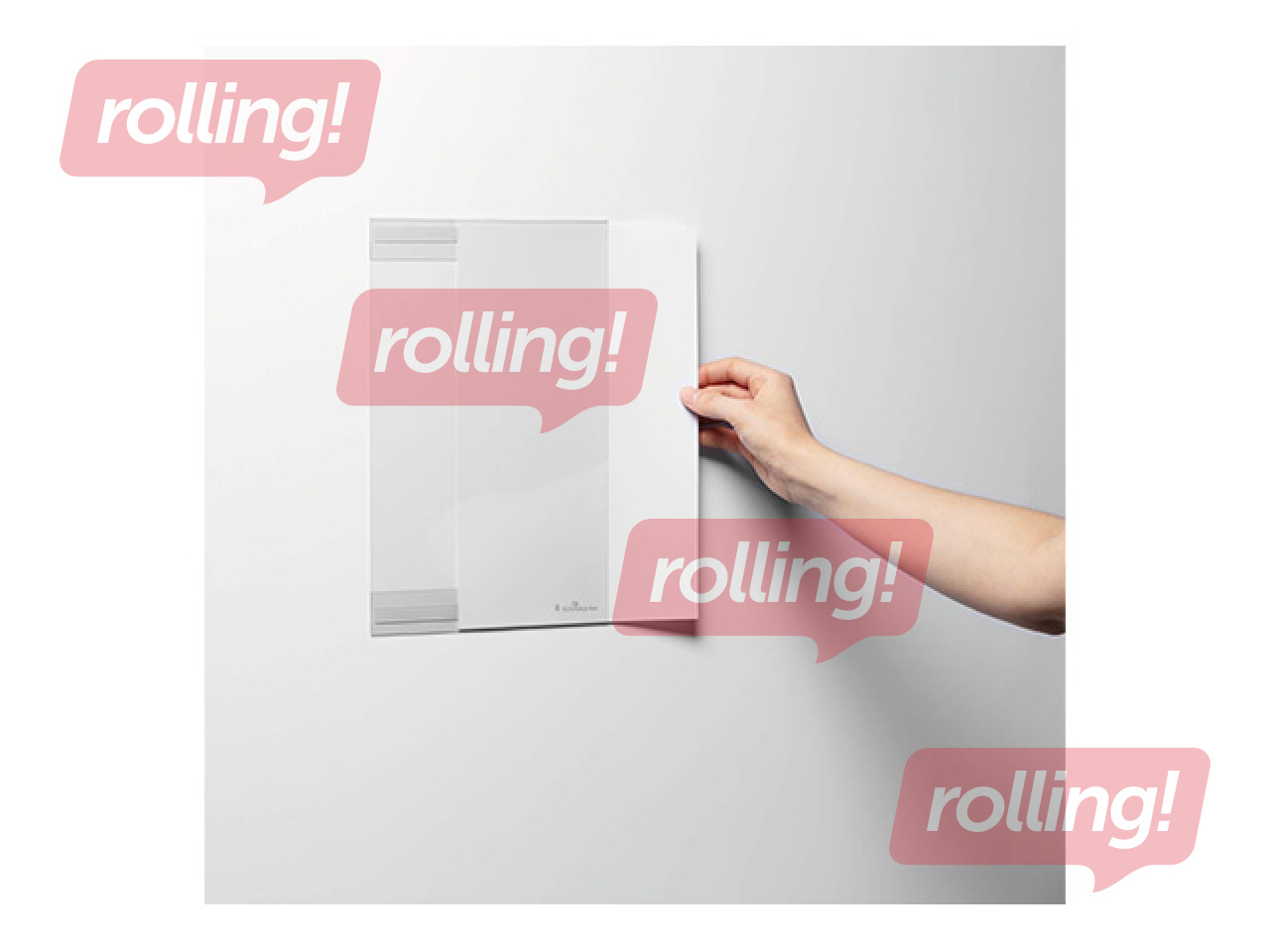 Informācijas kabata Durable, pašlīpoša, caurspīdīga, rPET,  A4, 1 gab.