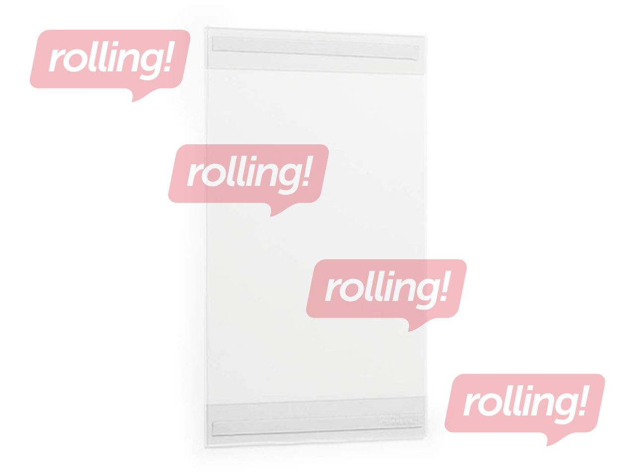 Information holder Durable, self-adhesive, transparent, rPET, A4, 1 pc.