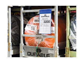 Informācijas kabata Durable, magnētiska, A4, zila, 1 gb