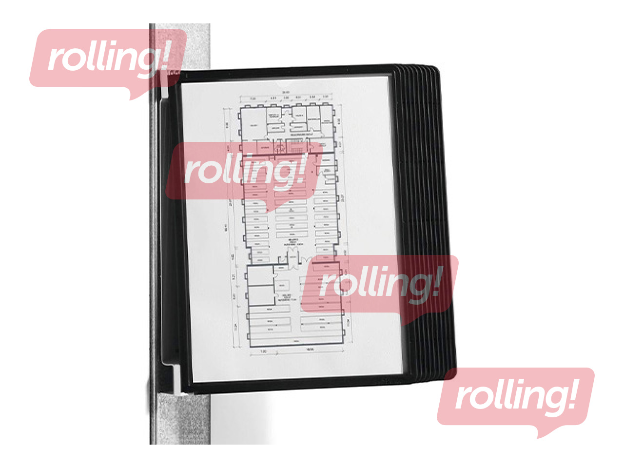Display panel system with 10 black display panels