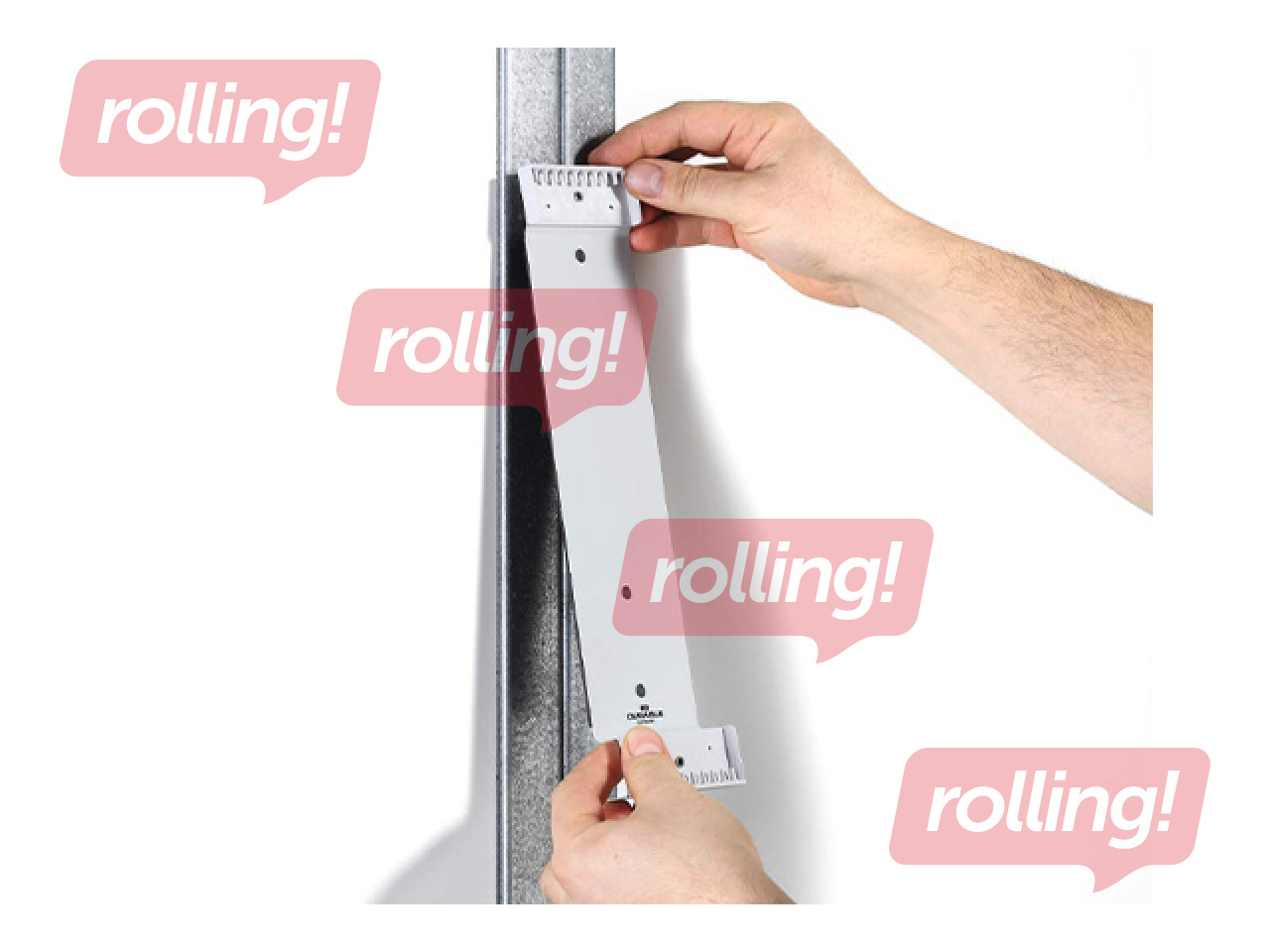 Sienas displejs Durable Vario Magnetic Wall, 10 melnas displeja kabatas, magnētisks