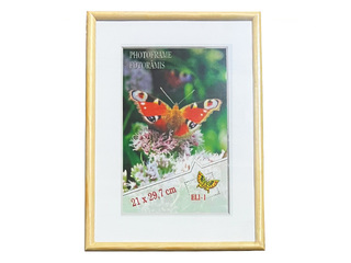 Photo frame,  A4, wooden, light brown