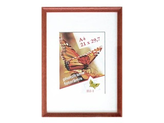 Photo frame Spring, A4, wooden, dark brown