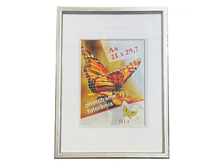 Фоторамка Aura, A4, пластик, античное серебро