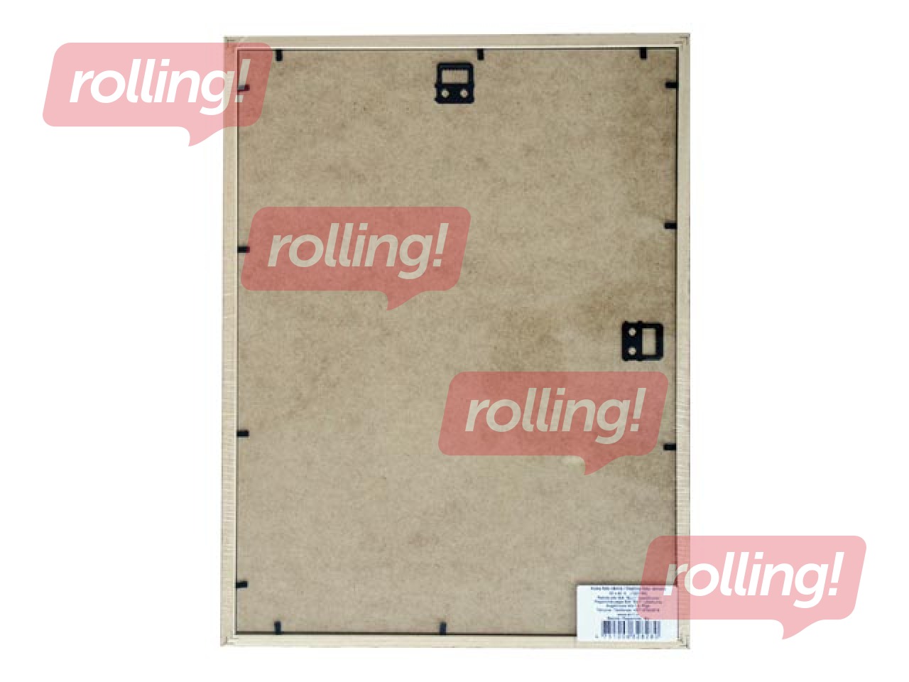 Photo frame Spring, A3, wooden, white