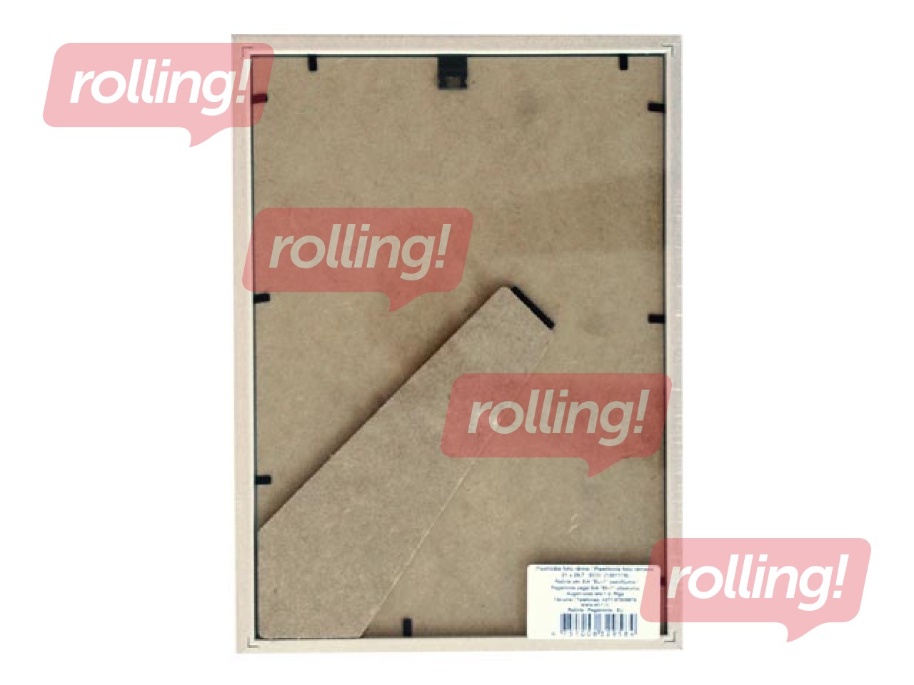 Foto rāmis Osaka, A4, plastikāta, antīks sudrabs