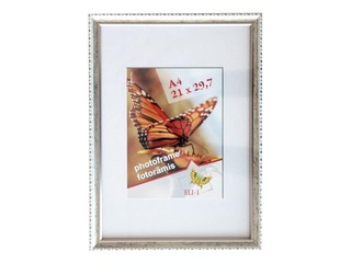 Fotoraam Osaka, A4, plastik, hõbedane