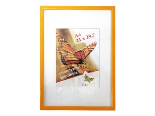 Фоторамка Аura, А4, пластик, желтый