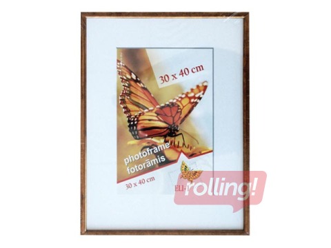 Photo frame Aura, A3, plastic, antique gold