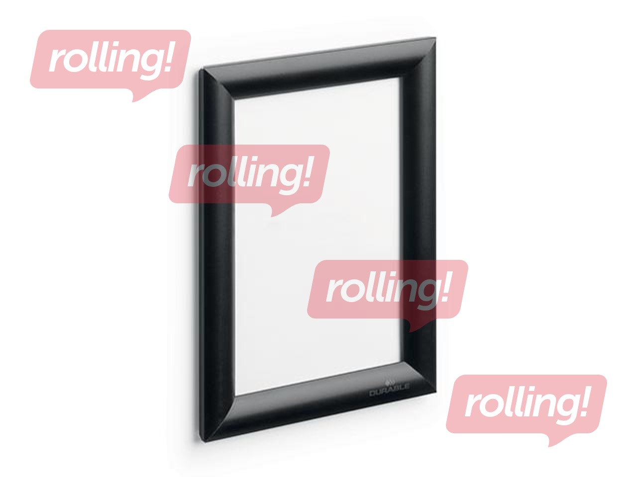 Aluminum profile frame with clips Durable, A5, black